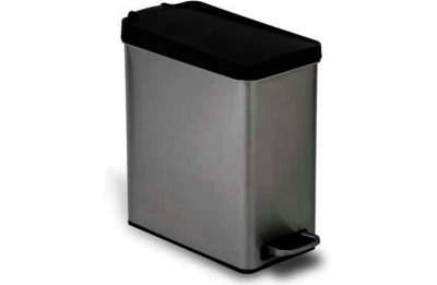 simplehuman 10L Profile Pedal Bin - Stainless Steel.